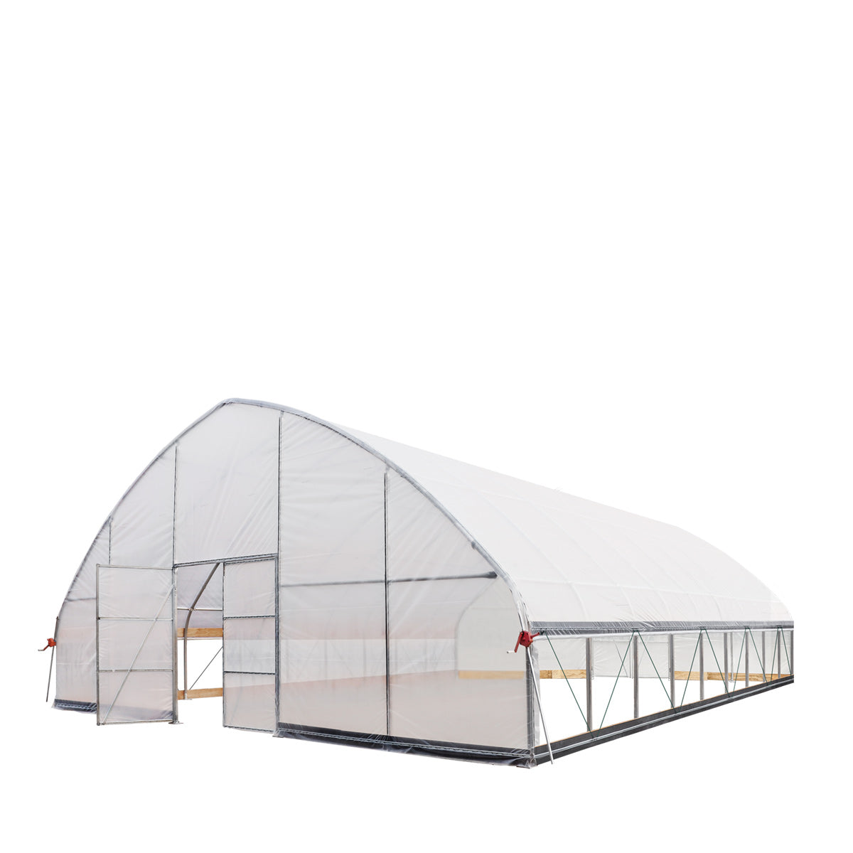 30' x 40' Commercial Tunnel Greenhouse with 6 Mil Clear Poly Covers and Roll-Up Sides TMG-GH3040-V2 (Previously GH3040)