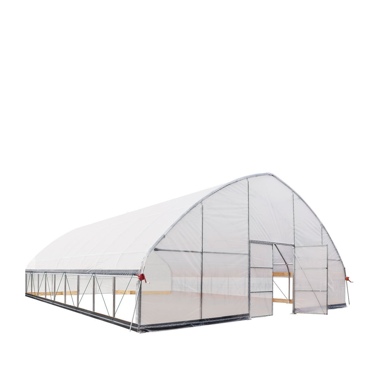 30' x 40' Commercial Tunnel Greenhouse with 6 Mil Clear Poly Covers and Roll-Up Sides TMG-GH3040-V2 (Previously GH3040)