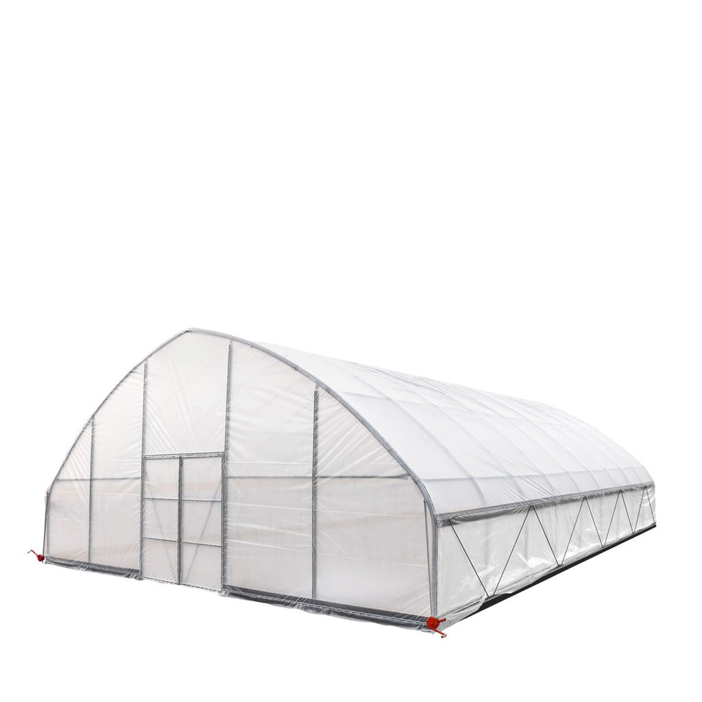 30' x 40' Commercial Tunnel Greenhouse with 6 Mil Clear Poly Covers and Roll-Up Sides TMG-GH3040-V2 (Previously GH3040)