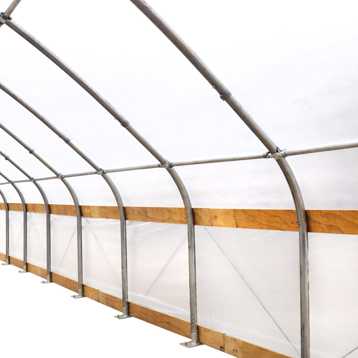 30' x 40' Commercial Tunnel Greenhouse with 6 Mil Clear Poly Covers and Roll-Up Sides TMG-GH3040-V2 (Previously GH3040)