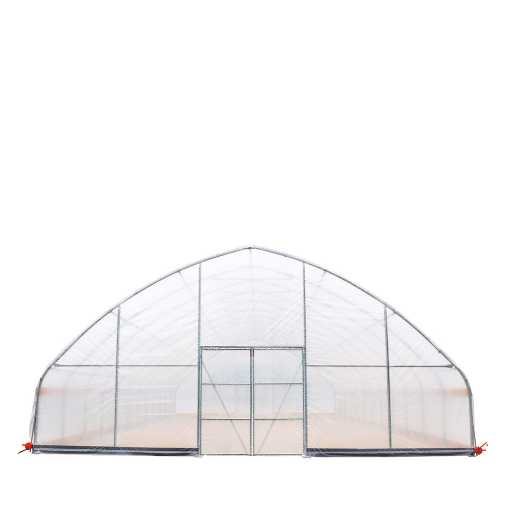 30' x 50' Commercial Tunnel Greenhouse with 6 Mil Clear Poly Covers and Roll-Up Sides TMG-GH3050-V2 (Previously GH3050)