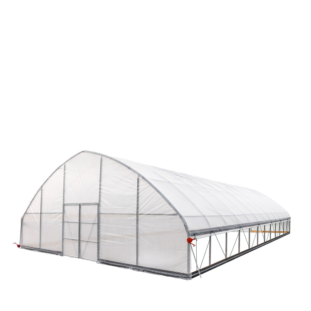 30' x 50' Commercial Tunnel Greenhouse with 6 Mil Clear Poly Covers and Roll-Up Sides TMG-GH3050-V2 (Previously GH3050)