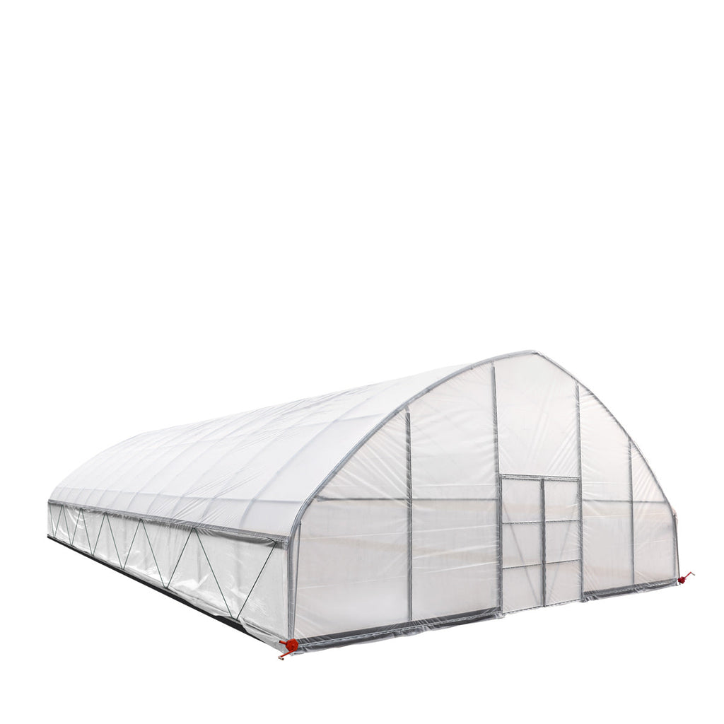 30' x 50' Commercial Tunnel Greenhouse with 6 Mil Clear Poly Covers and Roll-Up Sides TMG-GH3050-V2 (Previously GH3050)