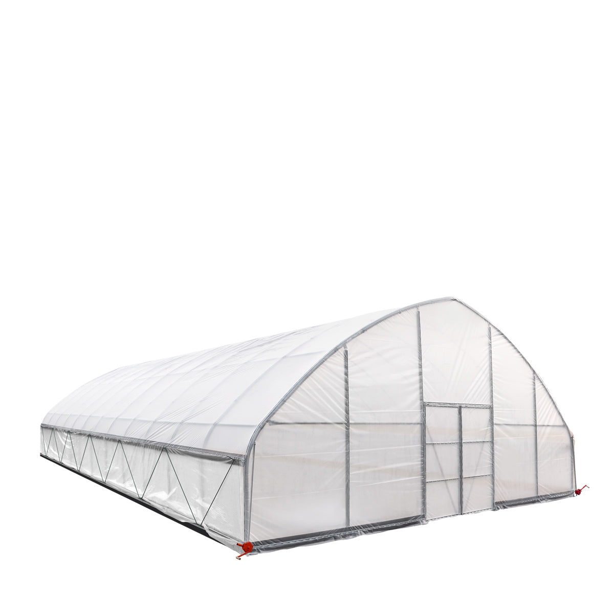 30' x 50' Commercial Tunnel Greenhouse with 6 Mil Clear Poly Covers and Roll-Up Sides TMG-GH3050-V2 (Previously GH3050)
