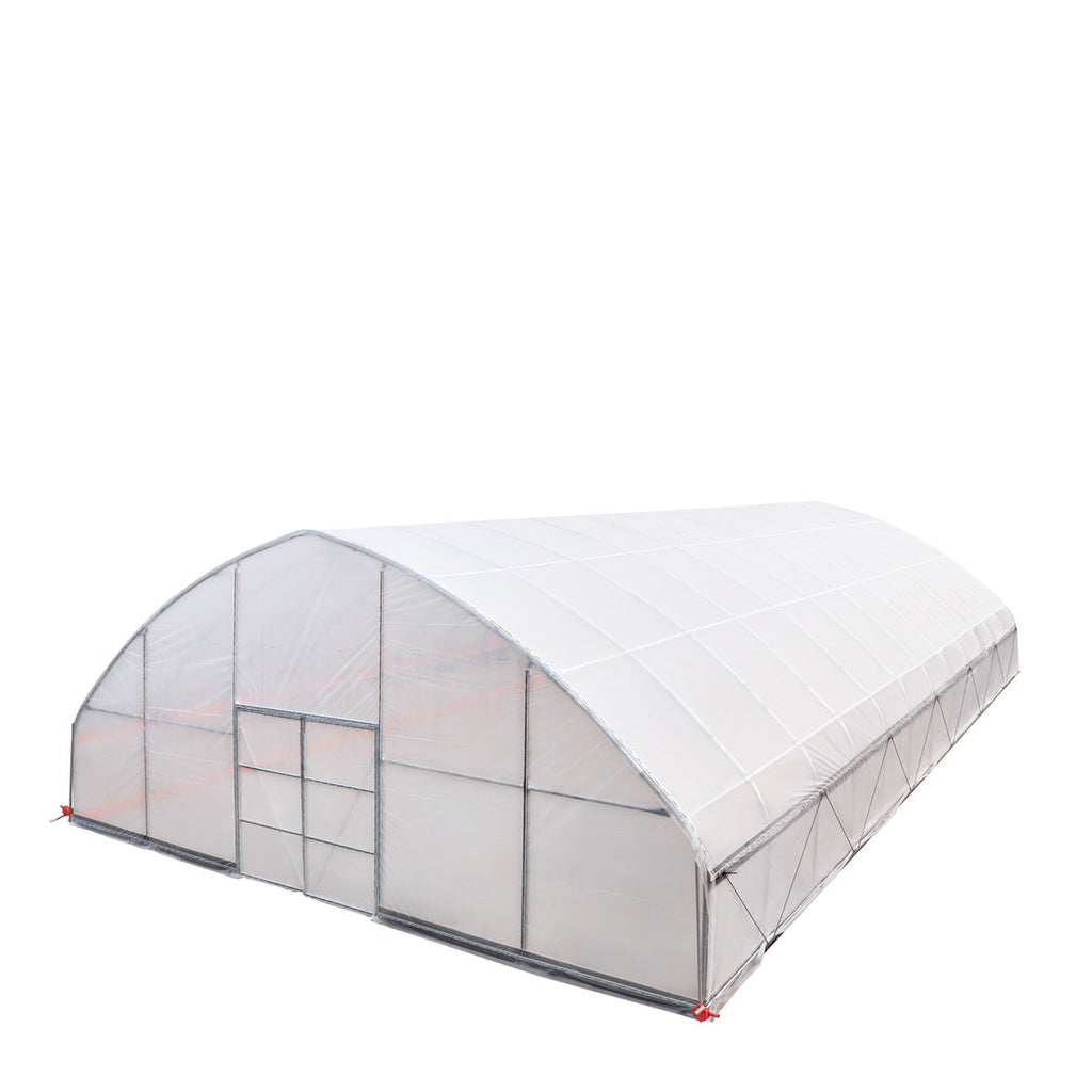 30' x 50' Commercial Tunnel Greenhouse with 6 Mil Clear Poly Covers and Roll-Up Sides TMG-GH3050-V2 (Previously GH3050)