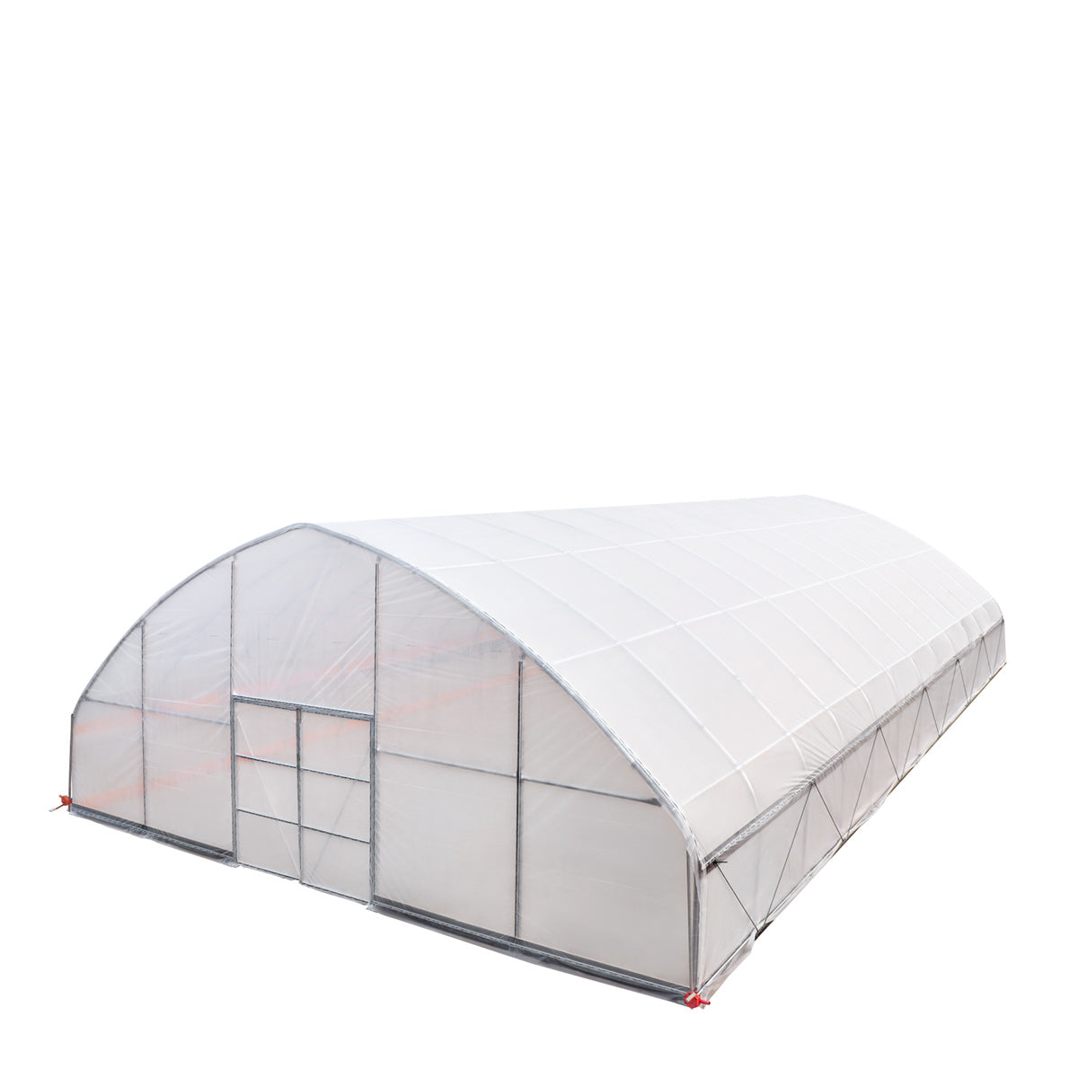 30' x 50' Commercial Tunnel Greenhouse with 6 Mil Clear Poly Covers and Roll-Up Sides TMG-GH3050-V2 (Previously GH3050)
