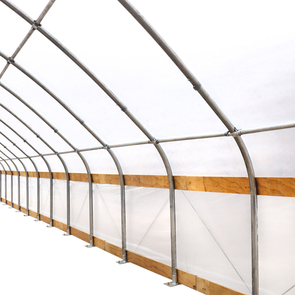 30' x 50' Commercial Tunnel Greenhouse with 6 Mil Clear Poly Covers and Roll-Up Sides TMG-GH3050-V2 (Previously GH3050)