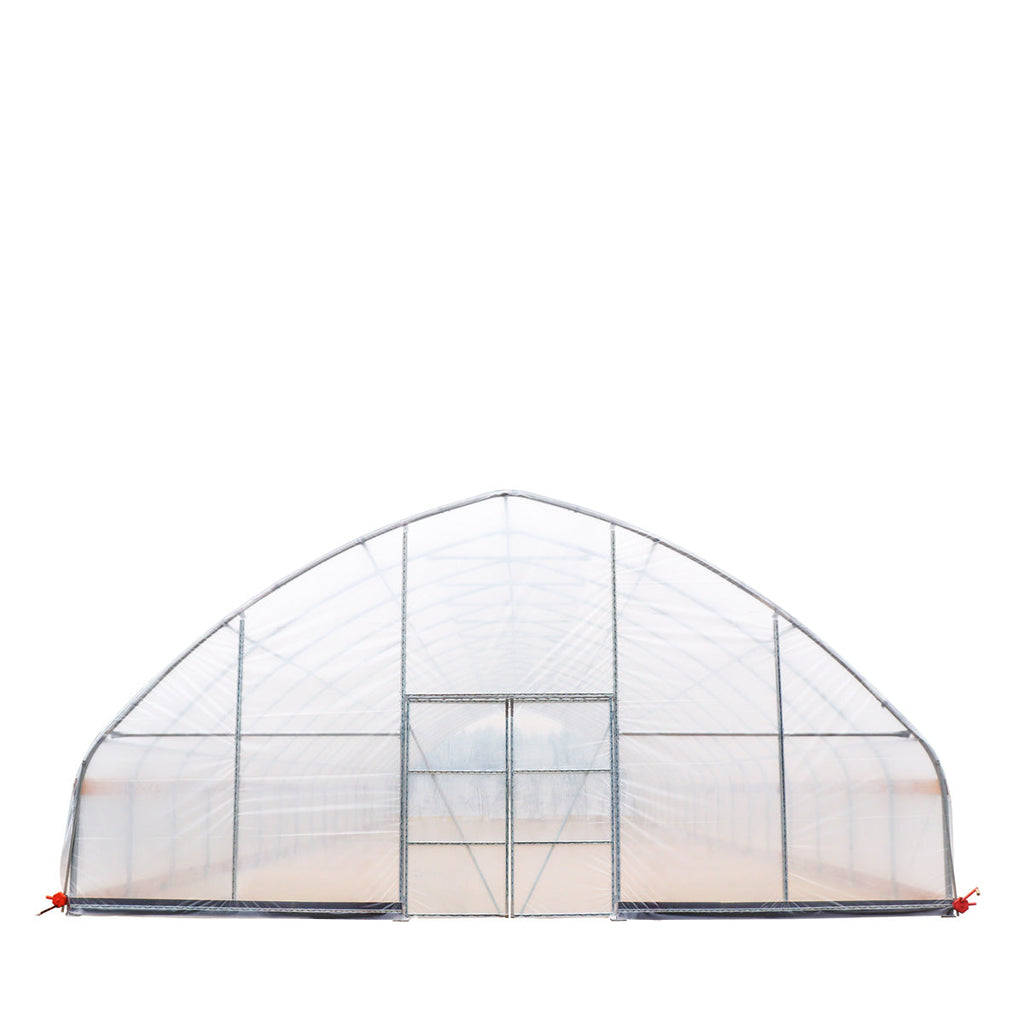 30' x 80' Commercial Tunnel Greenhouse with 6 Mil Clear Poly Covers and Roll-Up Sides TMG-GH3080-V2 (Previously GH3080)