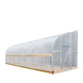 10' x 30' Lean-To Greenhouse Grow Tent w/6 Mil Clear EVA Plastic Film, Cold Frame, Hand Crank Roll-Up Side, 6-½' Sidewall, TMG-GHL1030-V2 (Previously GHL1030)