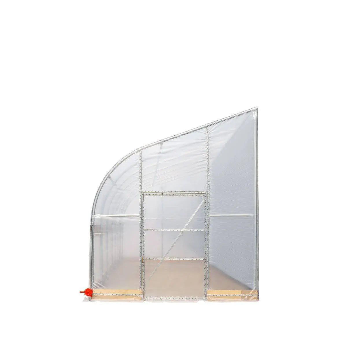 10' x 30' Lean-To Greenhouse Grow Tent w/6 Mil Clear EVA Plastic Film, Cold Frame, Hand Crank Roll-Up Side, 6-½' Sidewall, TMG-GHL1030-V2 (Previously GHL1030)