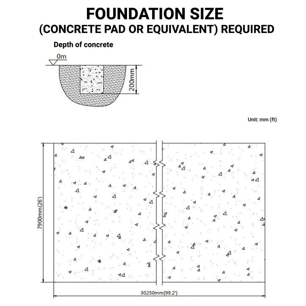 25' x 100' Tunnel Greenhouse Grow Tent w/6 Mil Clear EVA Plastic Film, Cold Frame, Hand Crank Roll-Up Sides, Peak Ceiling Roof, TMG-GH25100-V2 (Previously GH25100)