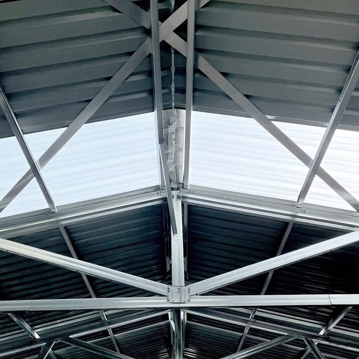 25' x 25' Double Garage Metal Barn Shed (Discontinued – Replaced by TMG-MS2630, 2641)