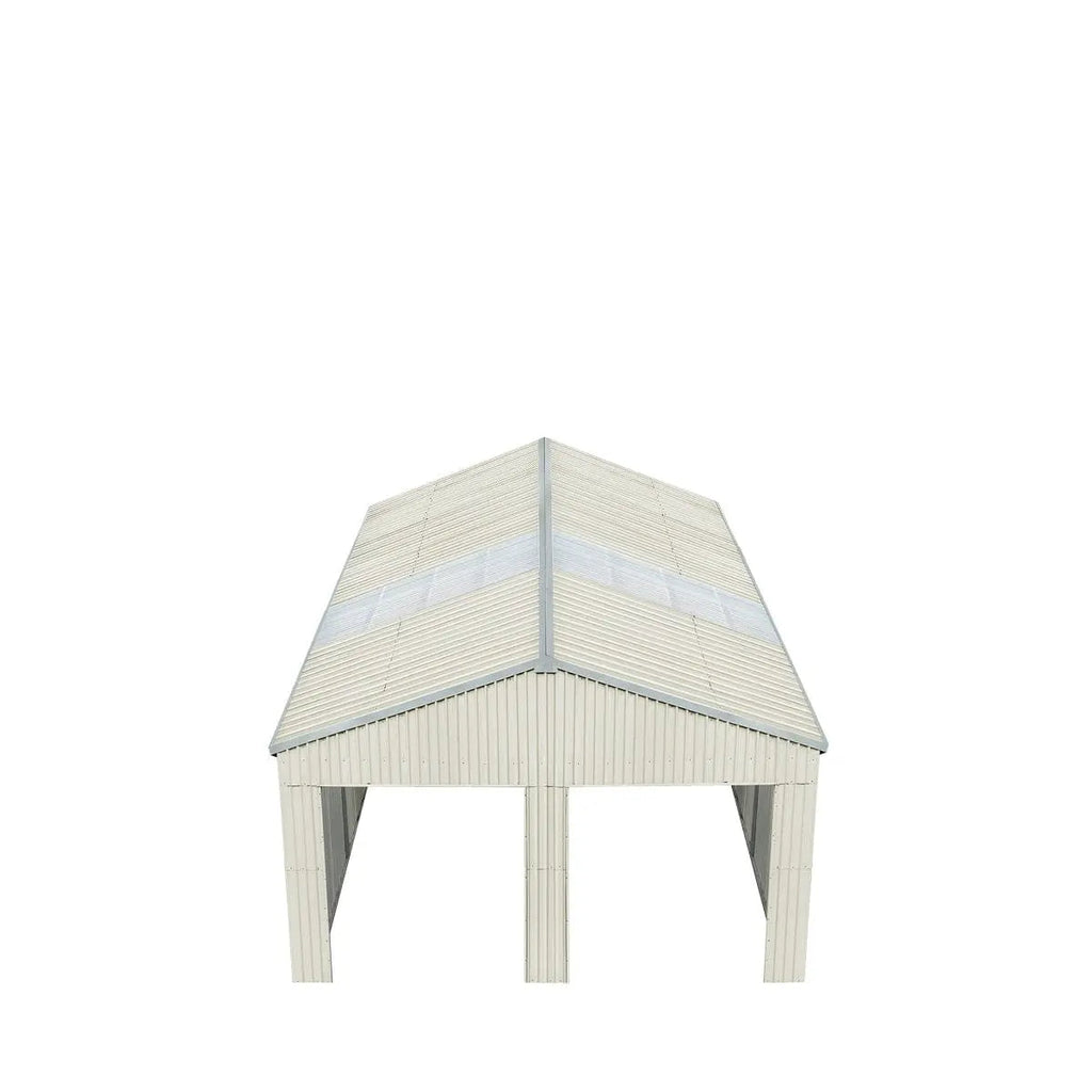 25' x 25' Double Garage Metal Barn Shed (Discontinued – Replaced by TMG-MS2630, 2641)