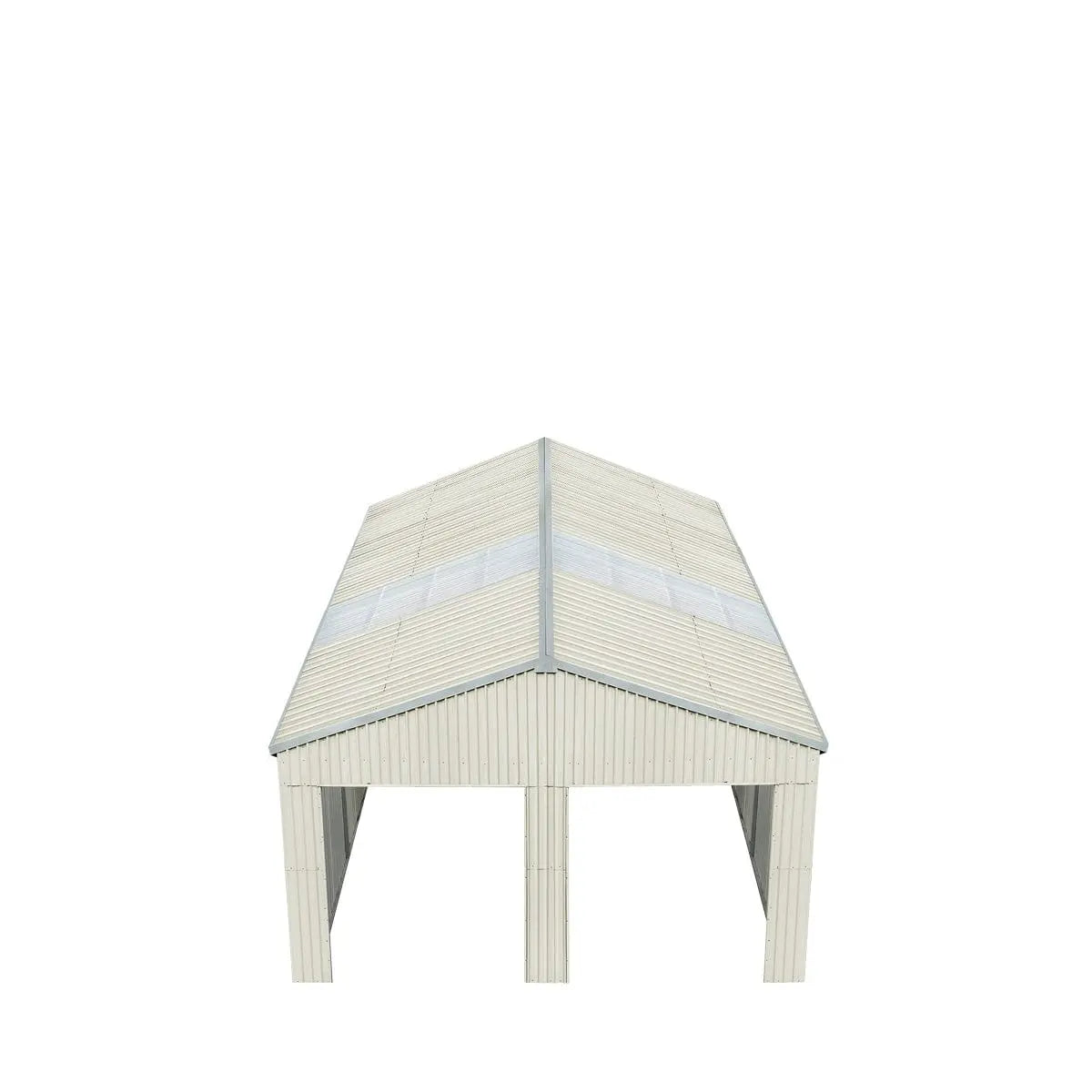 25' x 25' Double Garage Metal Barn Shed (Discontinued – Replaced by TMG-MS2630, 2641)