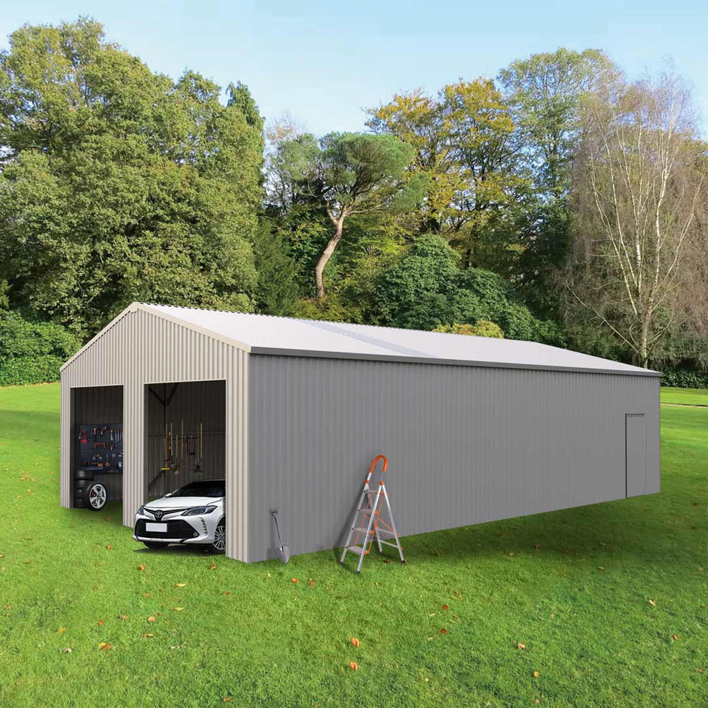 25' x 41' Double Garage Metal Barn Shed (Discontinued – Replaced by TMG-MS2630, 2641)