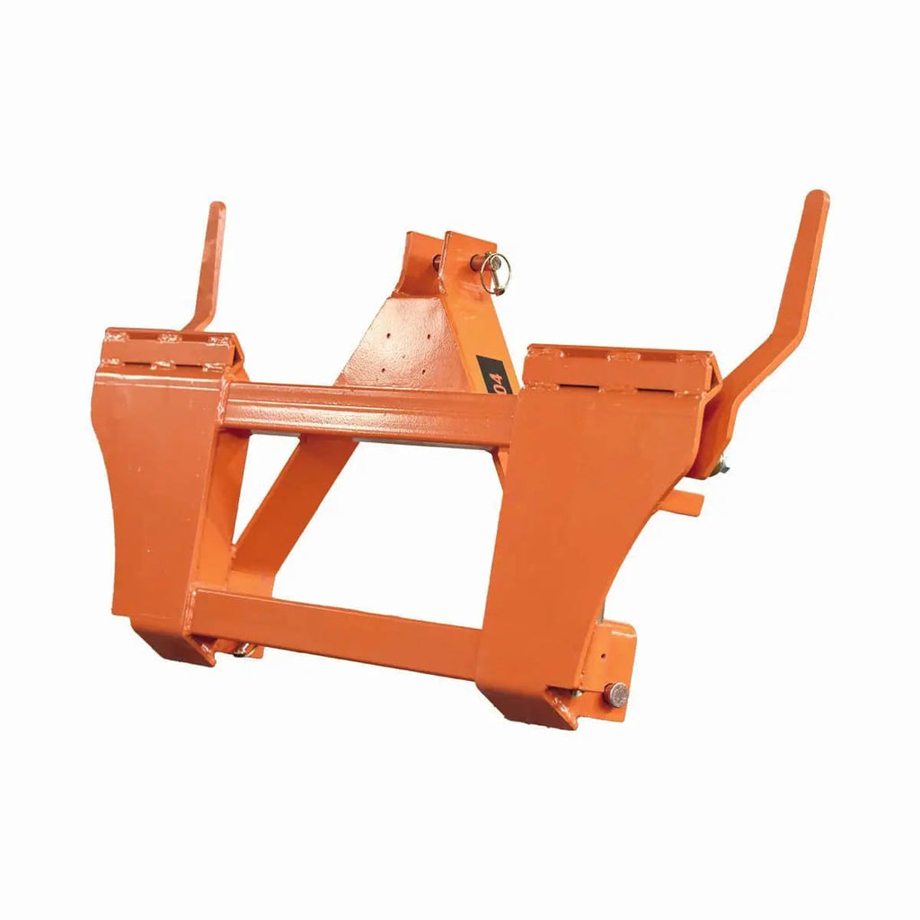 3-Point CAT1 to Universal Quick Attach Adapter Skid Steers, 2200 Lb Capacity, 3-Point Hitch Connection, TMG-TQS04