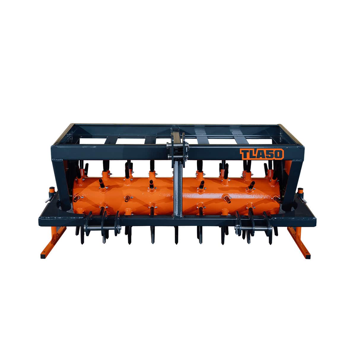 3 Point Hitch Drum Plug Aerator, 50" Working Width, Cat 1 & Cat 2 Tractors, 5" Plug Length, TMG-TLA50 (Discontinued – No Longer Available)