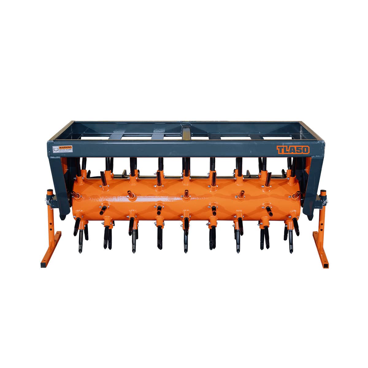 3 Point Hitch Drum Plug Aerator, 50" Working Width, Cat 1 & Cat 2 Tractors, 5" Plug Length, TMG-TLA50 (Discontinued – No Longer Available)