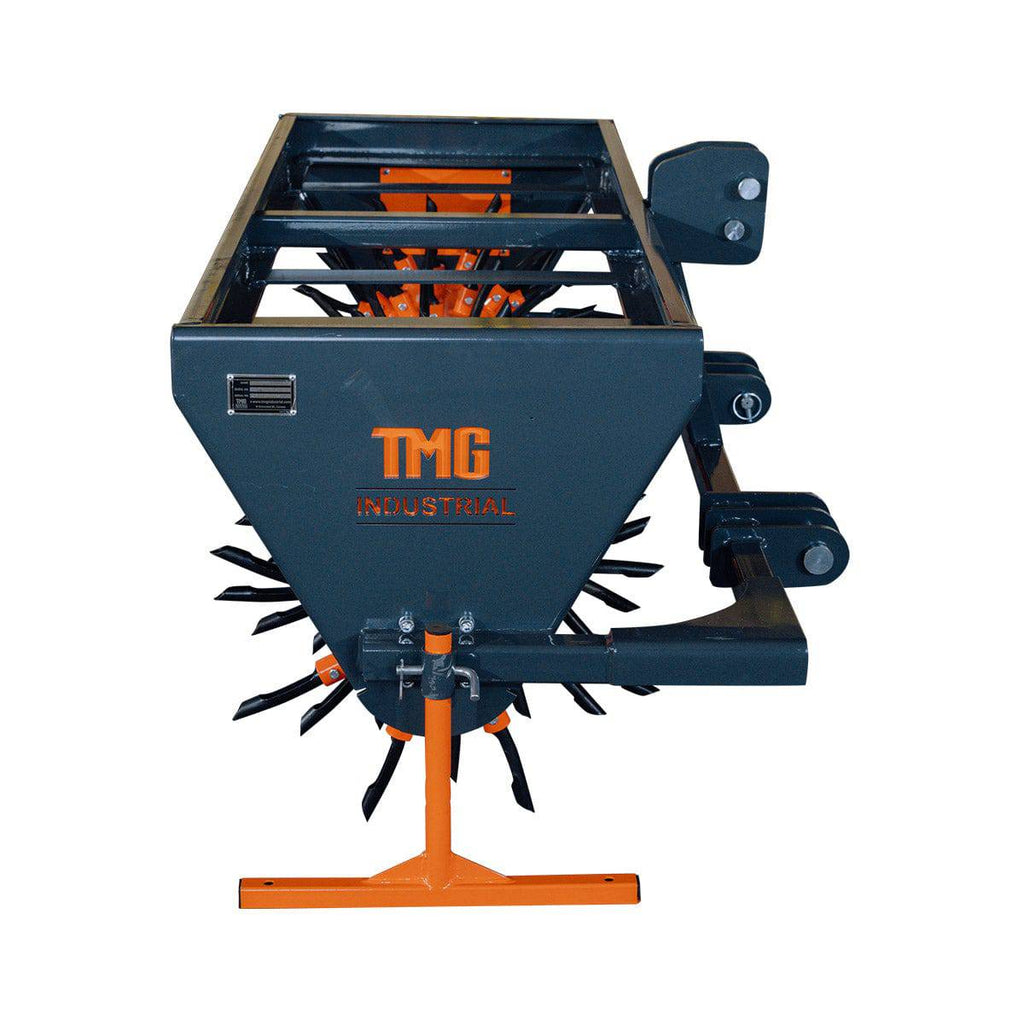 3 Point Hitch Drum Plug Aerator, 62" Working Width, Cat 1 & Cat 2 Tractors, 5" Plug Length, TMG-TLA60 (Discontinued – No Longer Available)