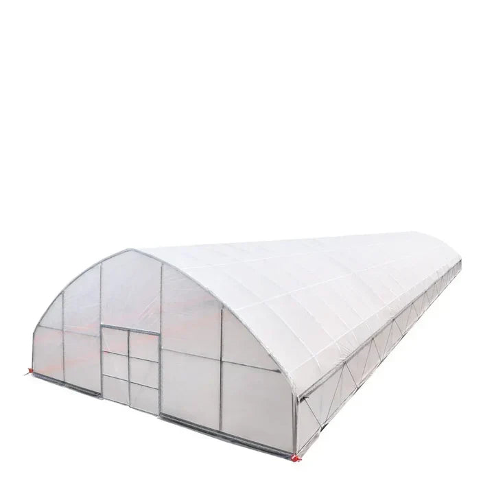 30' x 100' Commercial Tunnel Greenhouse with 6 Mil Clear Poly Covers and Roll-Up Sides TMG-GH30100-V2 (Previously GH30100)