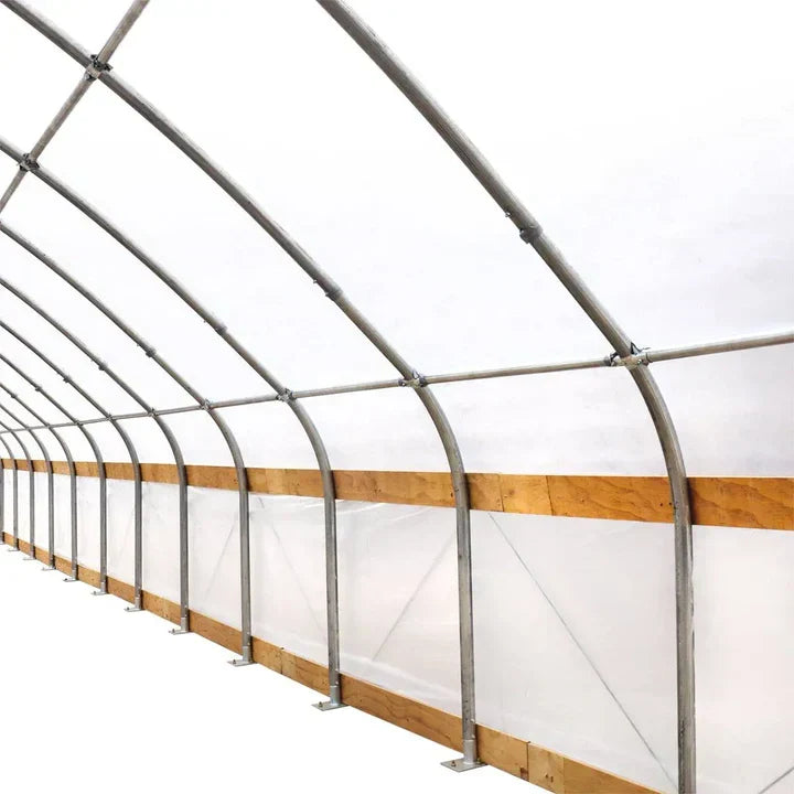30' x 100' Commercial Tunnel Greenhouse with 6 Mil Clear Poly Covers and Roll-Up Sides TMG-GH30100-V2 (Previously GH30100)