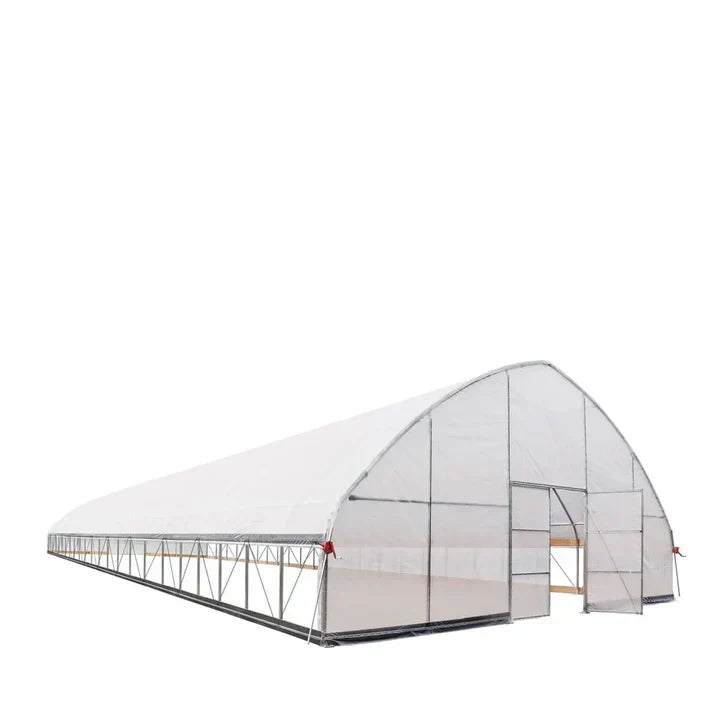 30' x 100' Commercial Tunnel Greenhouse with 6 Mil Clear Poly Covers and Roll-Up Sides TMG-GH30100-V2 (Previously GH30100)