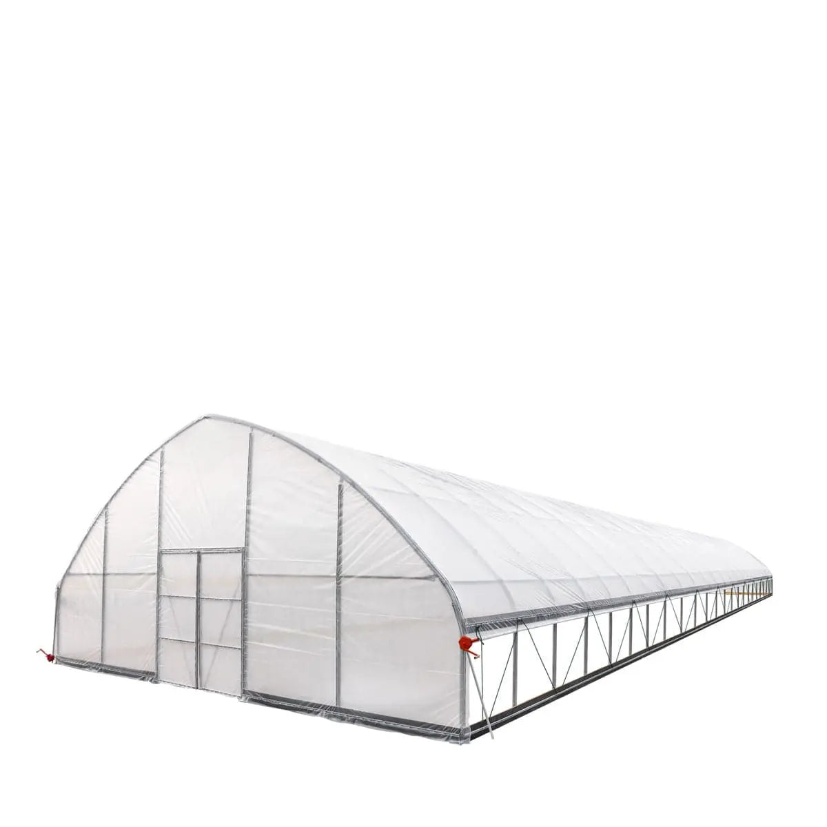 30' x 100' Commercial Tunnel Greenhouse with 6 Mil Clear Poly Covers and Roll-Up Sides TMG-GH30100-V2 (Previously GH30100)