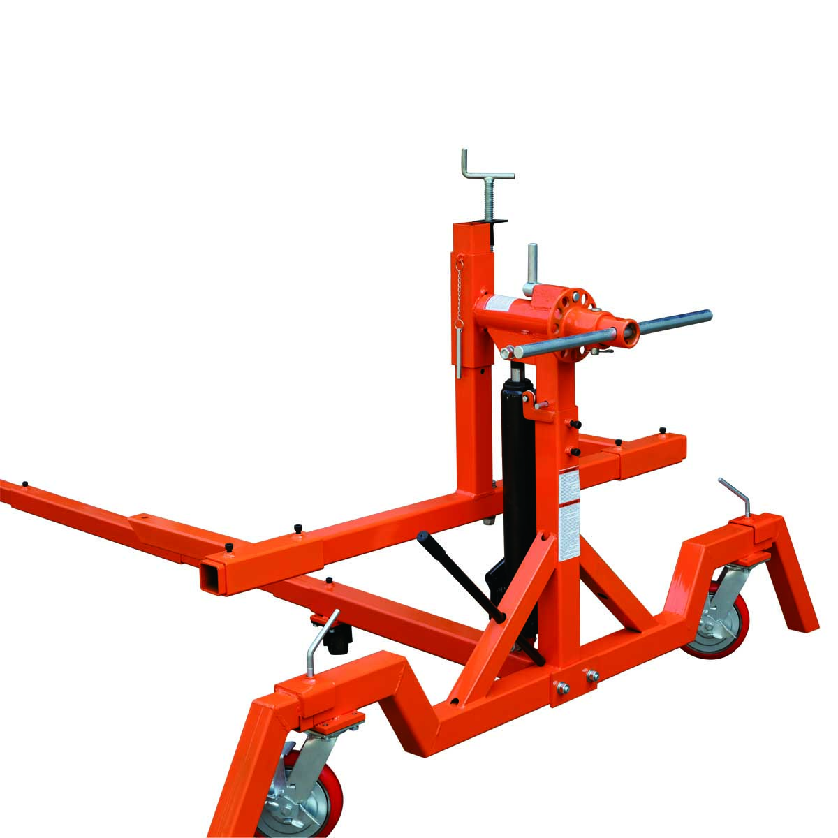 4000 LB Car Automotive Rotisserie, Dual Hydraulic Cylinders, 8" Locking Casters, 22' Working Length, TMG-ALR40