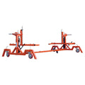 4000 LB Car Automotive Rotisserie, Dual Hydraulic Cylinders, 8" Locking Casters, 22' Working Length, TMG-ALR40