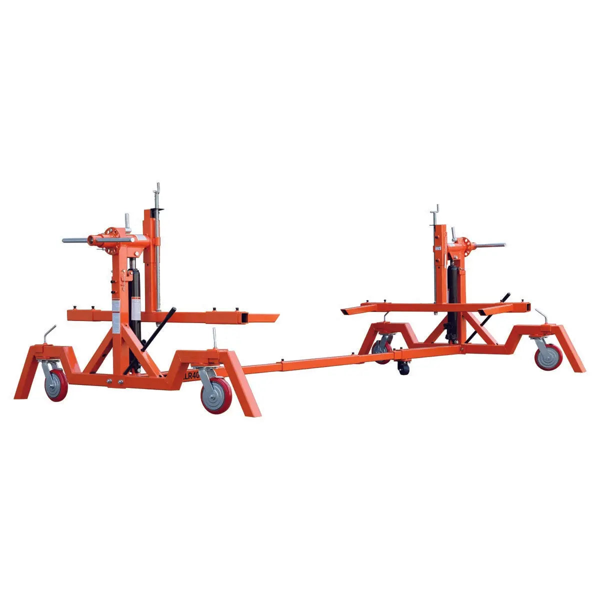4000 LB Car Automotive Rotisserie, Dual Hydraulic Cylinders, 8" Locking Casters, 22' Working Length, TMG-ALR40