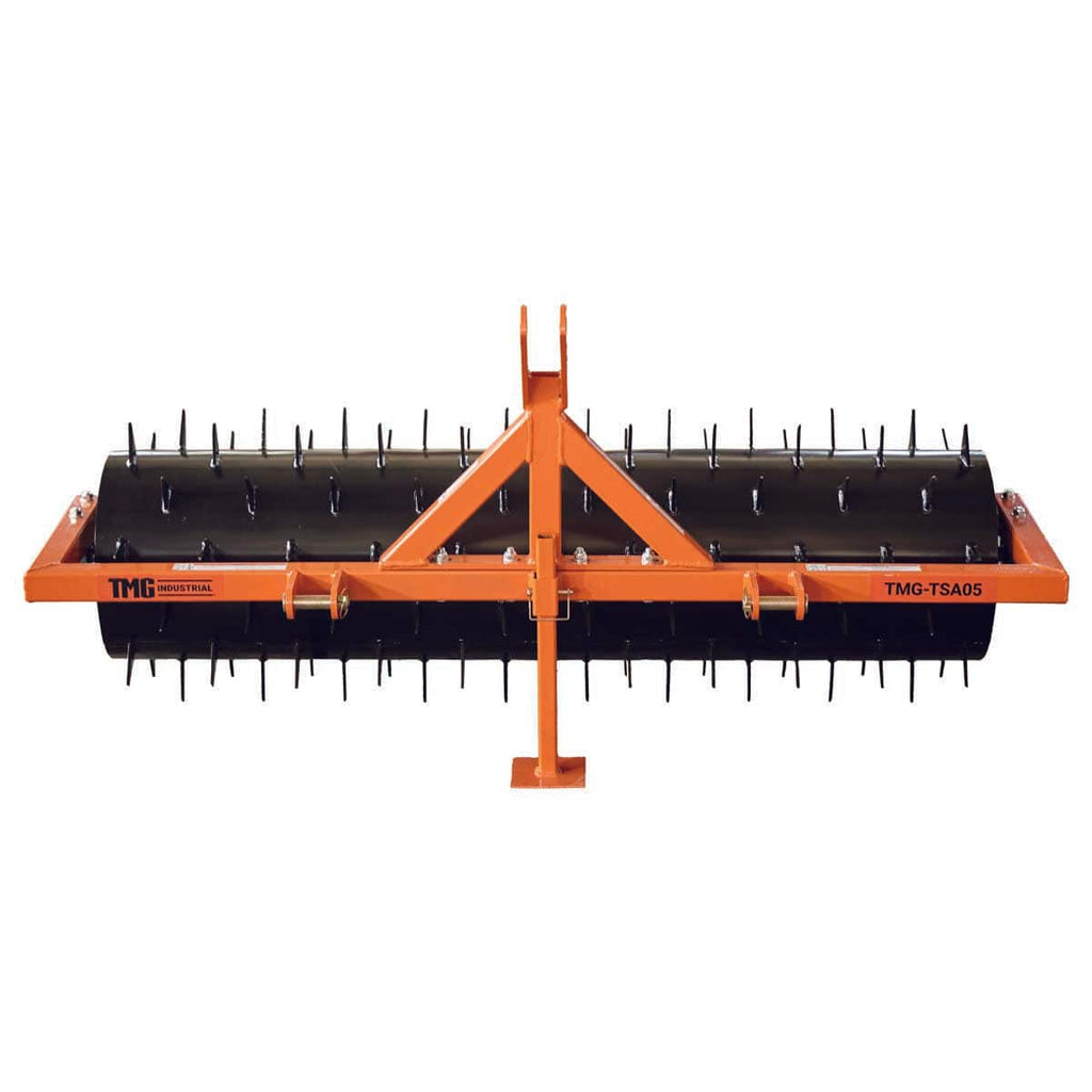 60" 3-Point Drum Spike Aerator, CAT 1 & 2 Hook-Up, 20-50 HP Tractor, TMG-TSA05 (Discontinued – No Longer Available)