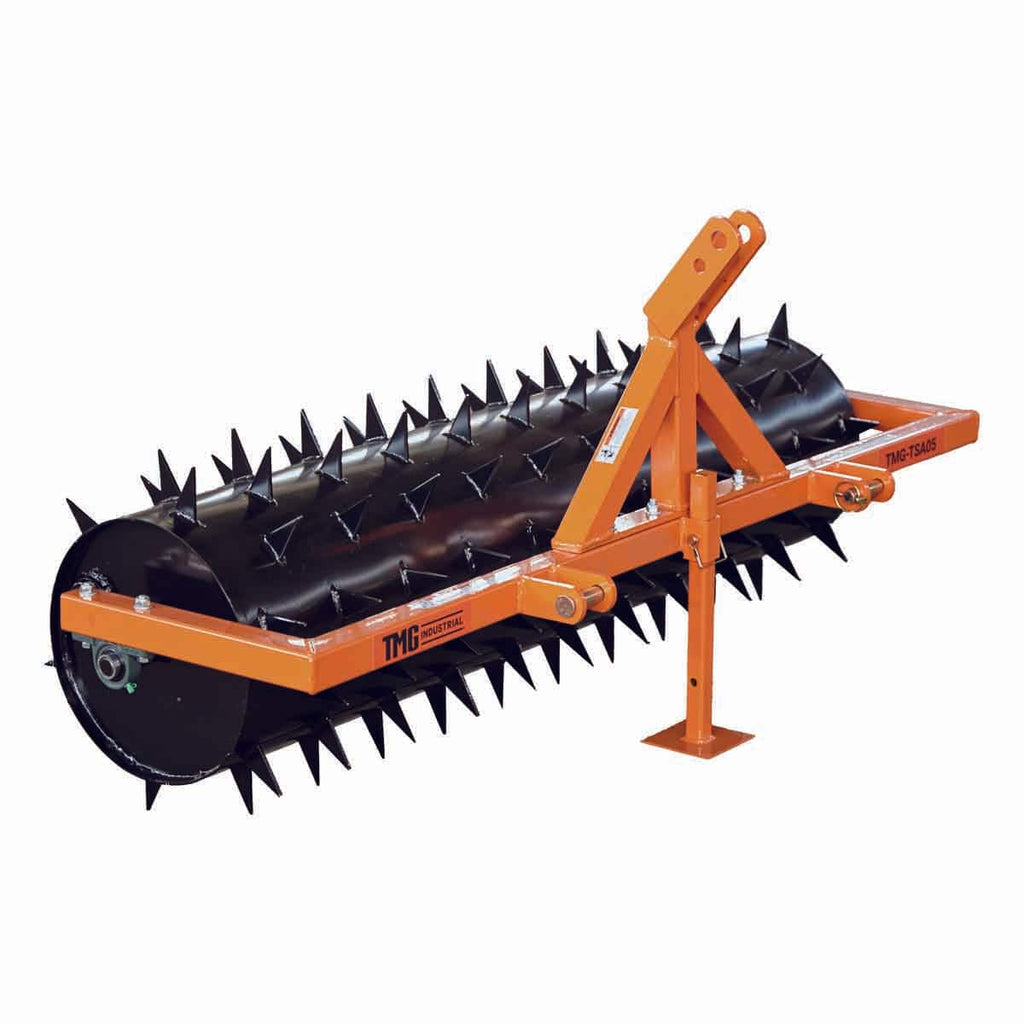 60" 3-Point Drum Spike Aerator, CAT 1 & 2 Hook-Up, 20-50 HP Tractor, TMG-TSA05 (Discontinued – No Longer Available)