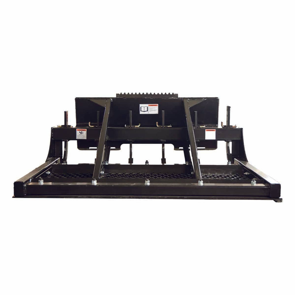 60" Skid Steer Land Plane, Adjustable & Reversible Scarifier Teeth, Bolt-On Cutting Blades, Removable Sift Screen TMG-SLP60