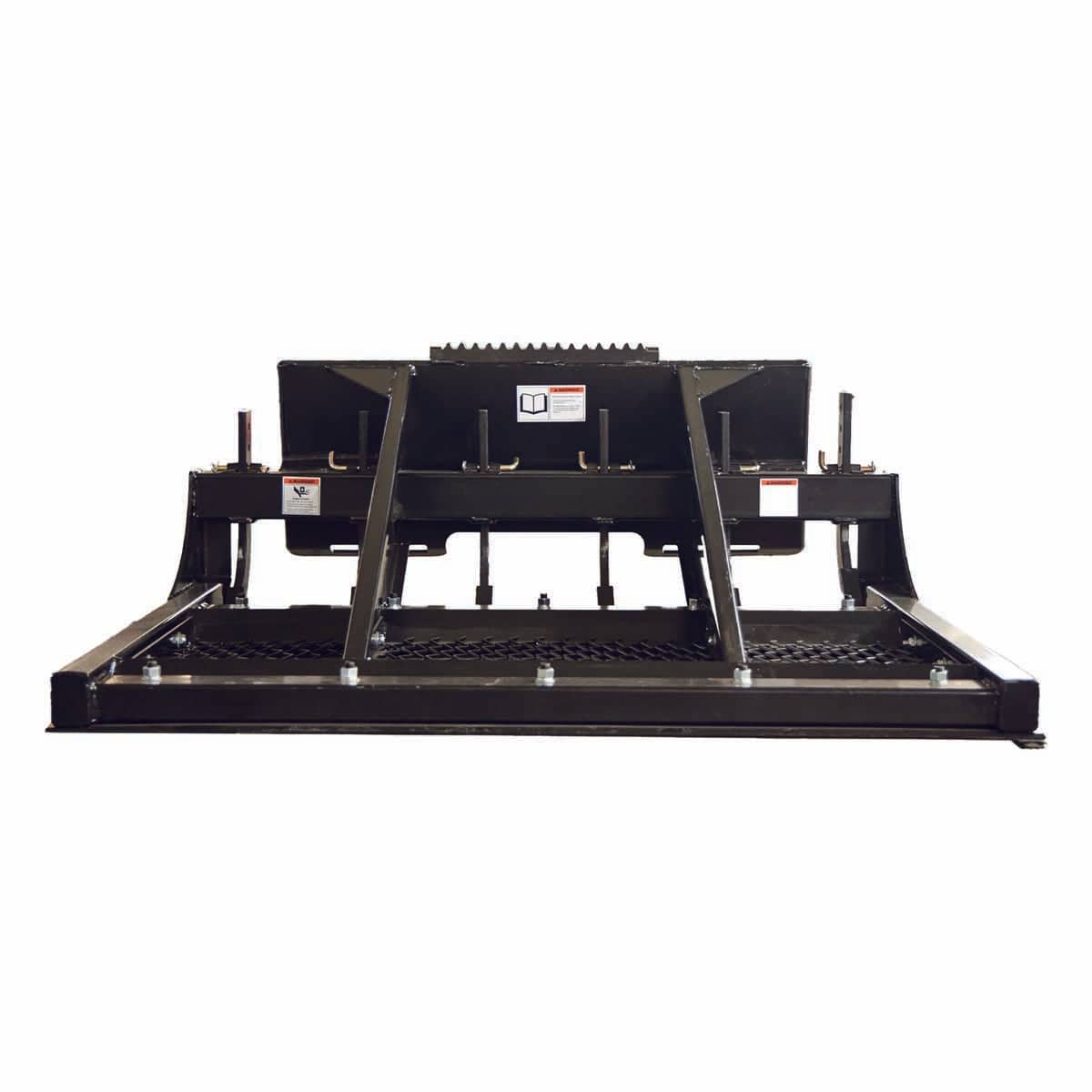 60" Skid Steer Land Plane, Adjustable & Reversible Scarifier Teeth, Bolt-On Cutting Blades, Removable Sift Screen TMG-SLP60