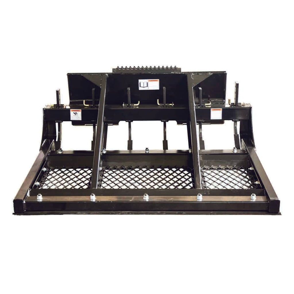 60" Skid Steer Land Plane, Adjustable & Reversible Scarifier Teeth, Bolt-On Cutting Blades, Removable Sift Screen TMG-SLP60