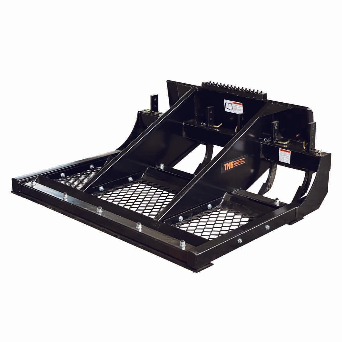 60" Skid Steer Land Plane, Adjustable & Reversible Scarifier Teeth, Bolt-On Cutting Blades, Removable Sift Screen TMG-SLP60