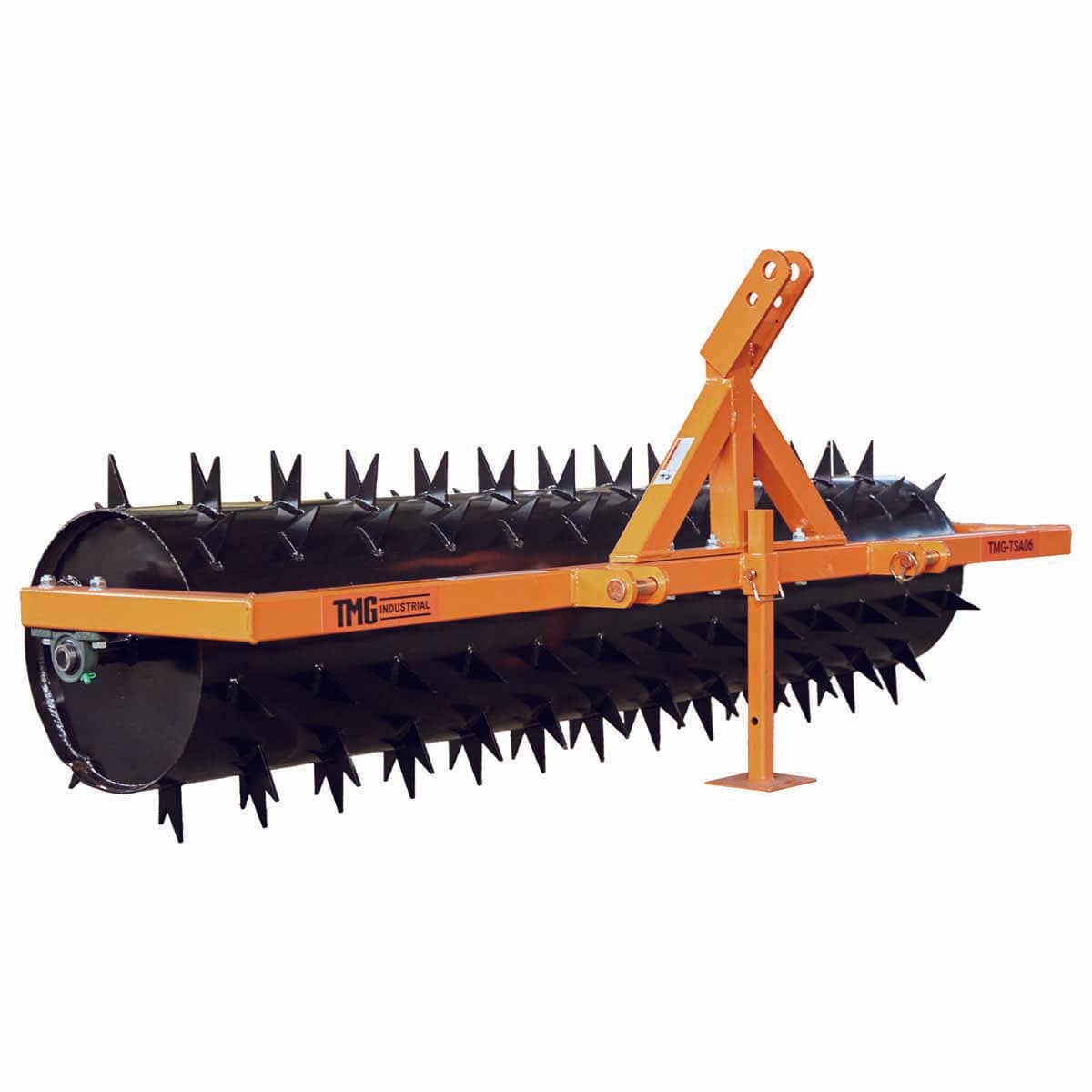 72" 3-Point Drum Spike Aerator, CAT 1 & 2 Hook-Up, 20-50 HP Tractor, TMG-TSA06 (Discontinued – No Longer Available)