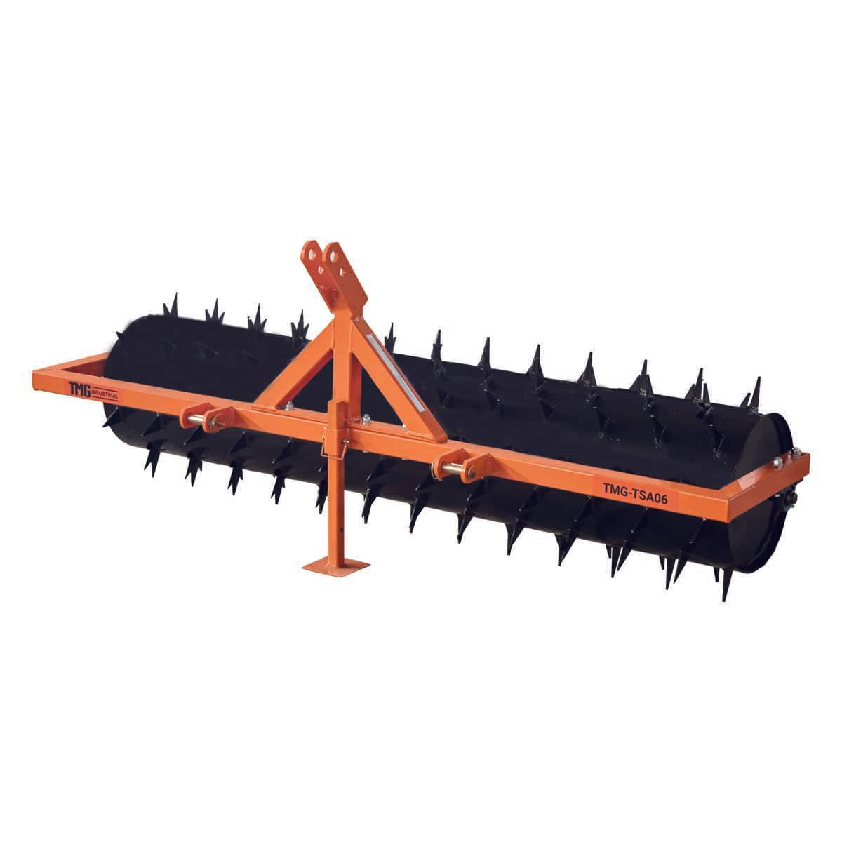 72" 3-Point Drum Spike Aerator, CAT 1 & 2 Hook-Up, 20-50 HP Tractor, TMG-TSA06 (Discontinued – No Longer Available)