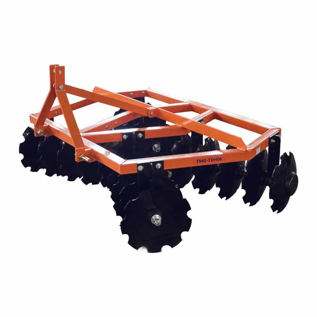 72" Notched Disc Harrow, 3-Point Hitch, Cat 1 Hook-up, 25-45 HP Tractors, TMG-TDH06