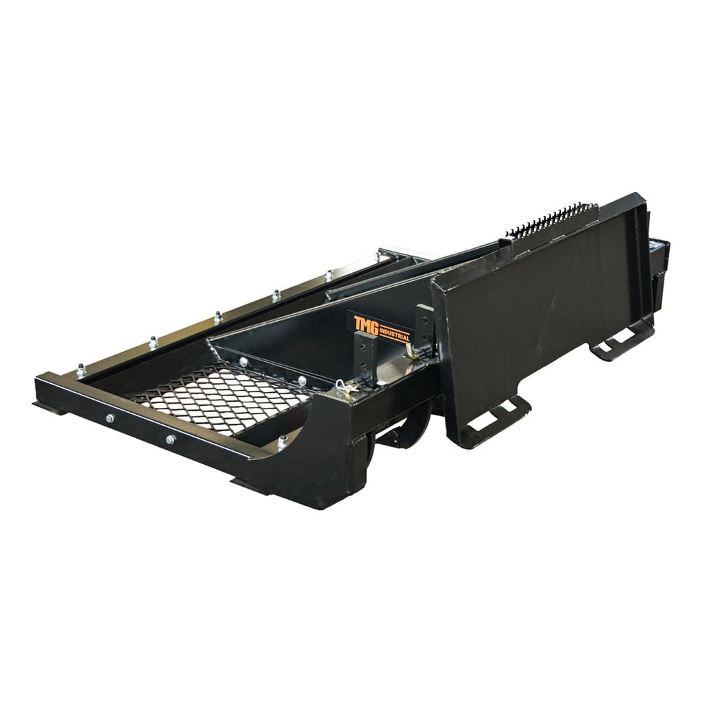 72" Skid Steer Land Plane, Adjustable & Reversible Scarifier Teeth, Bolt-On Cutting Blades, Removable Sift Screen, TMG-SLP70