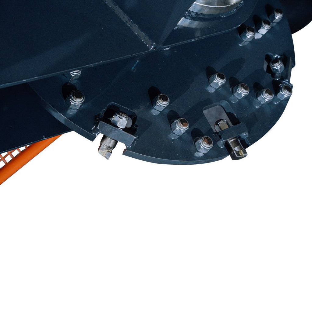 Skid Steer Stump Grinder, 24" Rotor Size, 7" Cutting Below Ground, Steel Carbide Teeth, TMG-SSG25 (Discontinued – No Longer Available)