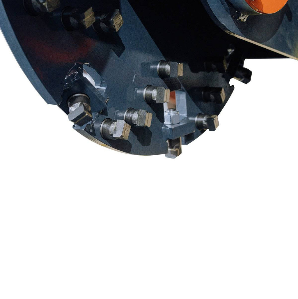Skid Steer Stump Grinder, 24" Rotor Size, 7" Cutting Below Ground, Steel Carbide Teeth, TMG-SSG25 (Discontinued – No Longer Available)