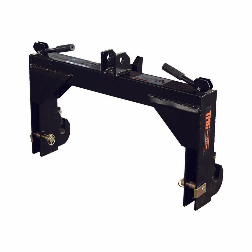 Tractor 3-Point Quick Hitch, 3600 Lb Capacity, CAT 2 Hook-Up, 90 HP Tractor, ASAE Specifications, TMG-TQH03