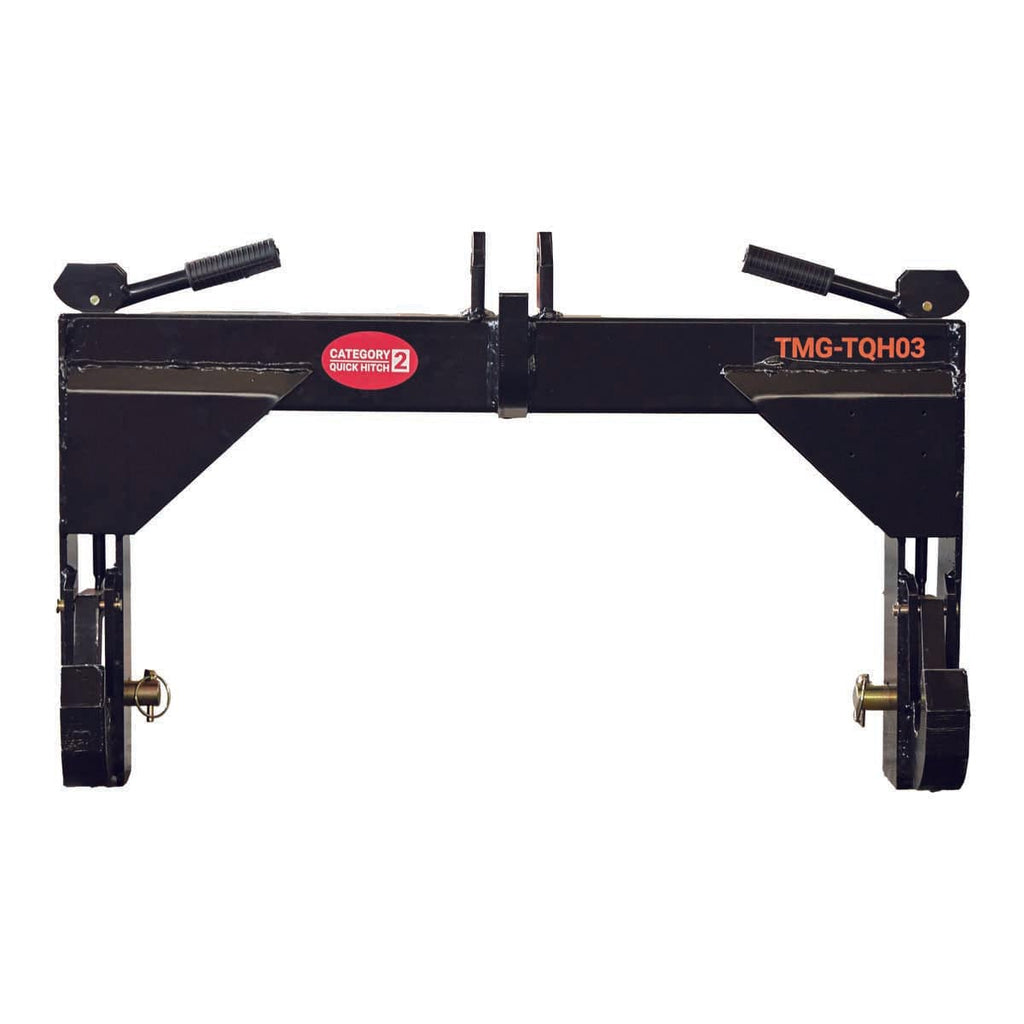 Tractor 3-Point Quick Hitch, 3600 Lb Capacity, CAT 2 Hook-Up, 90 HP Tractor, ASAE Specifications, TMG-TQH03