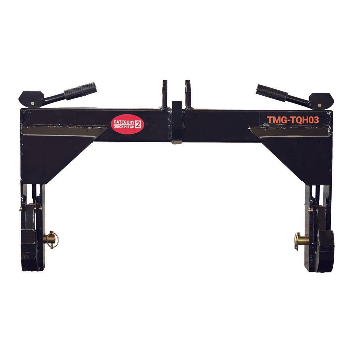 Tractor 3-Point Quick Hitch, 3600 Lb Capacity, CAT 2 Hook-Up, 90 HP Tractor, ASAE Specifications, TMG-TQH03