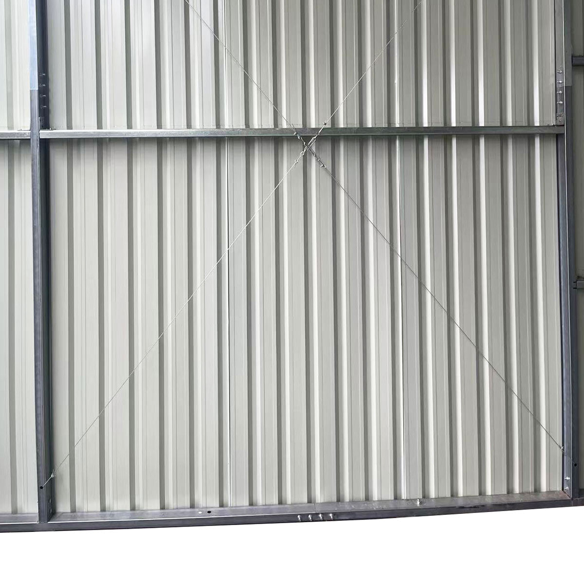 30' x 50' Metal Garage Shed – Steel Building with 11' Clearance High Front Doors, Side Entry Door, 16 GA Steel Structure TMG-MS3050