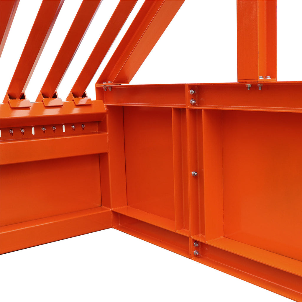 8' Heavy Duty Grizzly Rock Screen with Adjustable Deck Bars, 5000-lb Capacity TMG-RS08