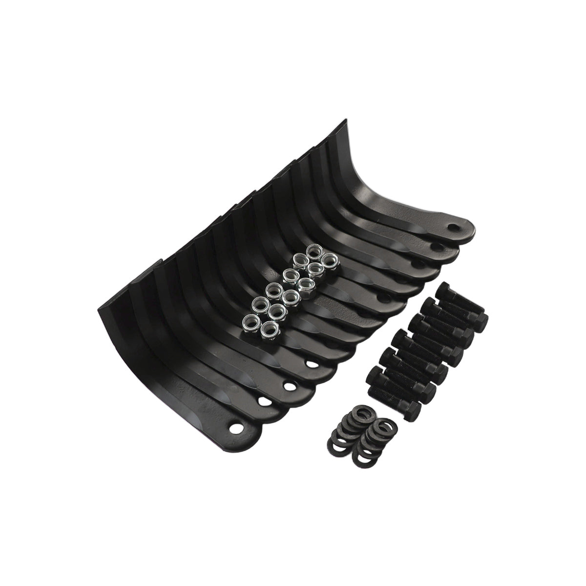 TMG-SRT72-1-2 Tiller Blade Tines, Pack of 12, Hardware Included