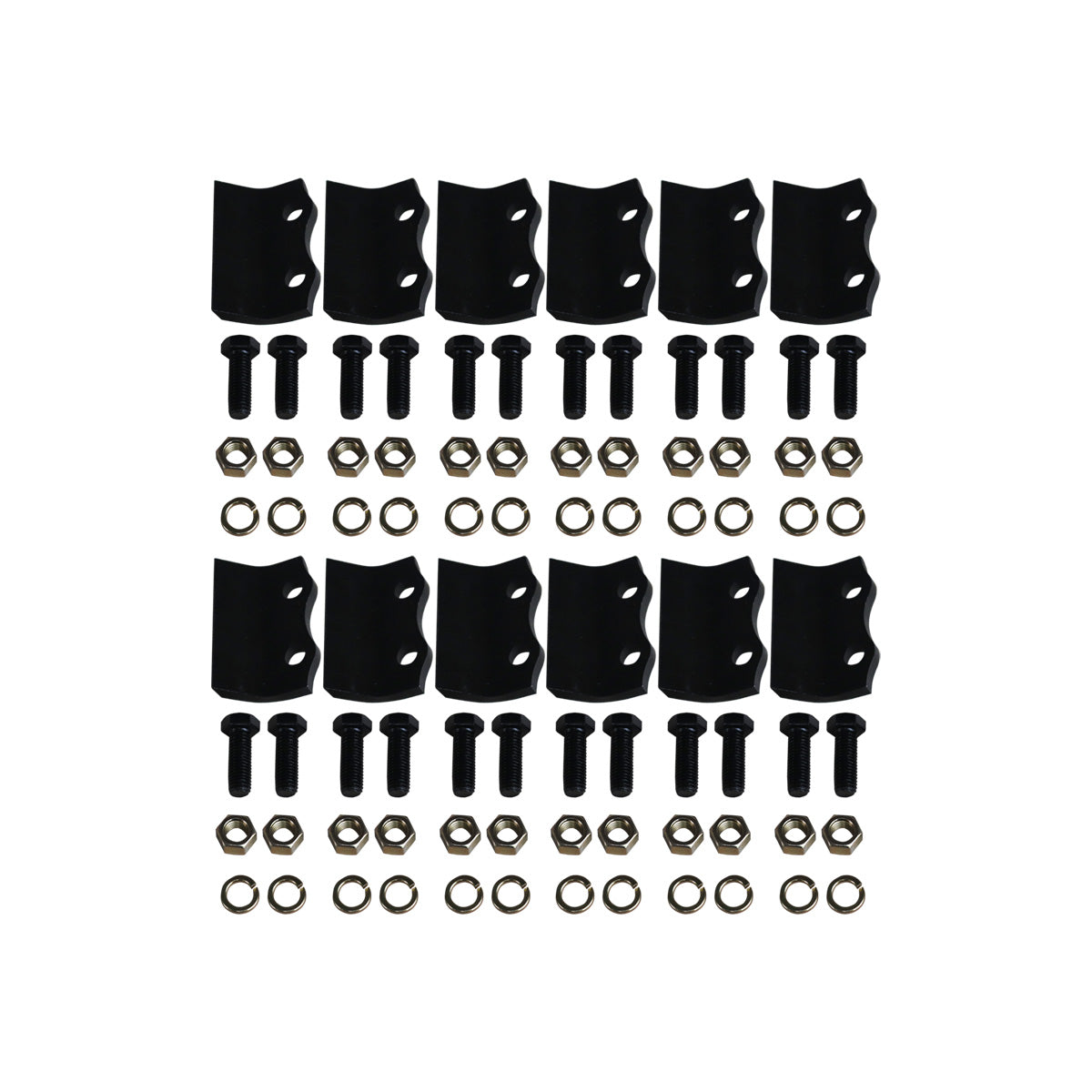 TMG-TMB55/70-73 Hammer Blades (Pack of 12), Hardware Included (W/o Blade Holders)