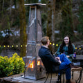 Timber Stoves Lil’ Timber Patio Heater (Stainless) with Elite Safety Cage